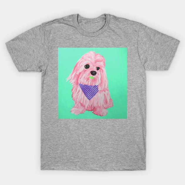 Maltese X T-Shirt by AmandaAAnthony